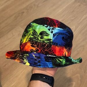 Converse Rainbow Multicolor Rave Tropical Bucket Hat
